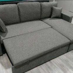 Ash Black Pull Out Sofa Sleeper