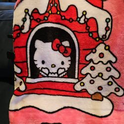 Hello Kitty Christmas Blanket
