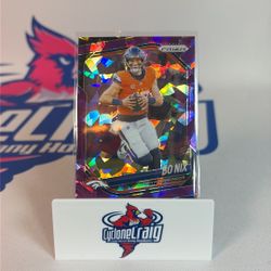 2025 Prizm Bo Nix Purple Ice /225