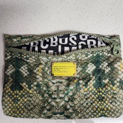 Marc by Marc Jacobs Faux Snake Print Clutch Bag Purse