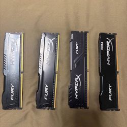 32gb HyperX Fury DDR4 2666MHz Ram