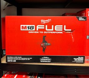 Milwaukee M18 Fuel mud mixer w/ 180 degree handle