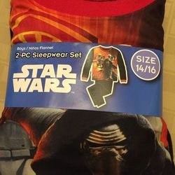 Boys new Star Wars pajamas 14/16