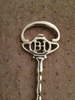 Vintage Brass Skeleton Key Bottle Opener
