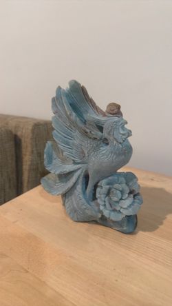 Phoenix bird stone hand carved