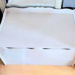 Like New Light Gray Toy Box