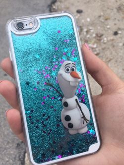 Olaf iPhone 6 glitter case