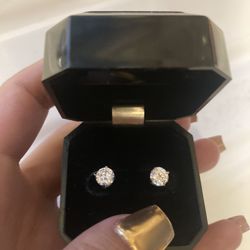 Faux Diamond Studs