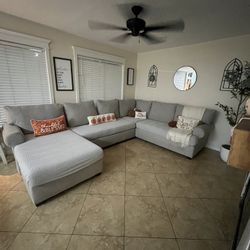 Grey Sectional Couch 
