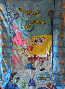 SpongeBob SquarePants Full size Comforter Patrick Star Cartoon Kids Bedroom