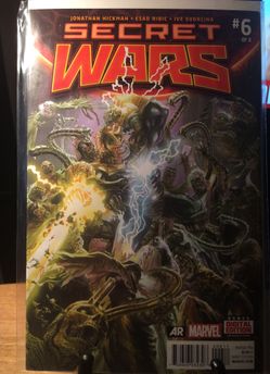 Secret wars #6 comic book