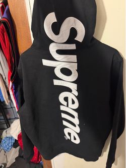 Black supreme hoodie