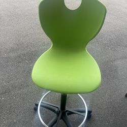 Lab Chair Adjustable Height with Casters and Foot Ring - Scholar Craft . Great condition for less than half the retail price!  Pick up @ Metro storage