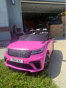 Range Rover rode on car for kids