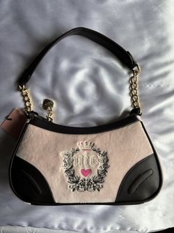 Juicy Couture Shoulder Velour Bag