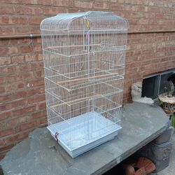 Brand New Metal Bird Cage With Accessories 