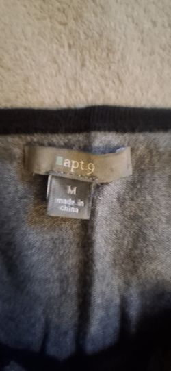 apt.9 Gray Ruffle Cardigan – Size M