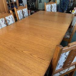 Solid Oak Dining Table