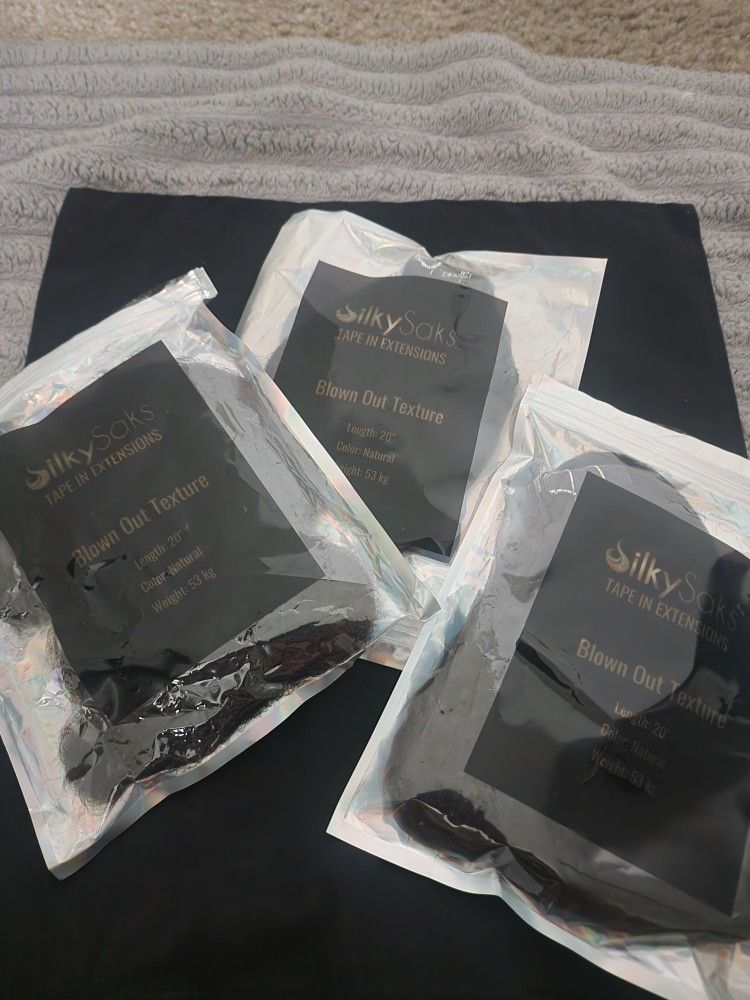 New 3 Packs 100% Human Hair Tape Ins Only $150 ***