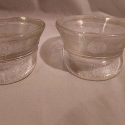 Vintage Glass Police Cap's