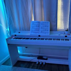 White Weighted Keyboard