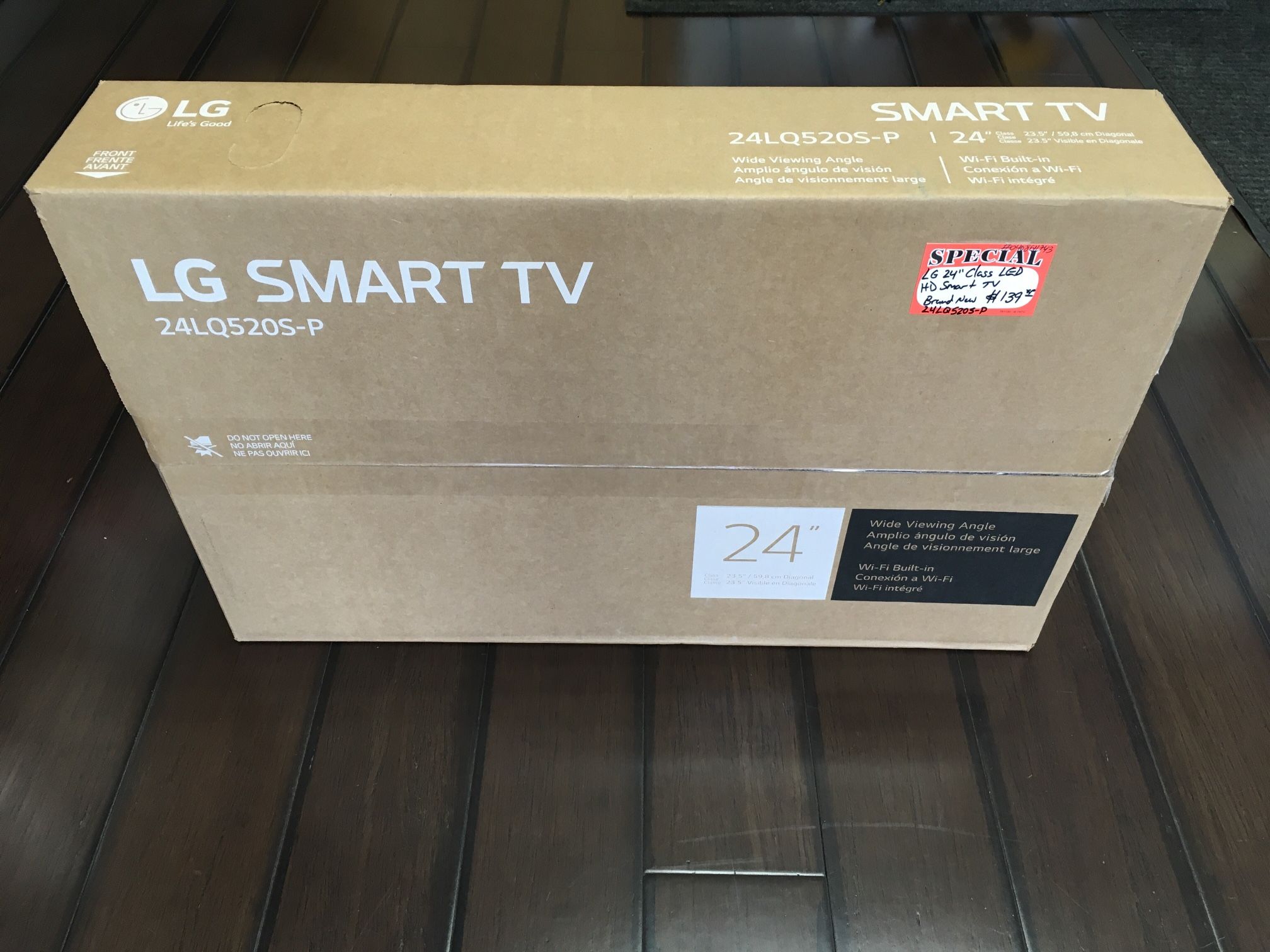 LG 24” Class LED HD Smart TV Brand New 24LQ5205-P Brand new