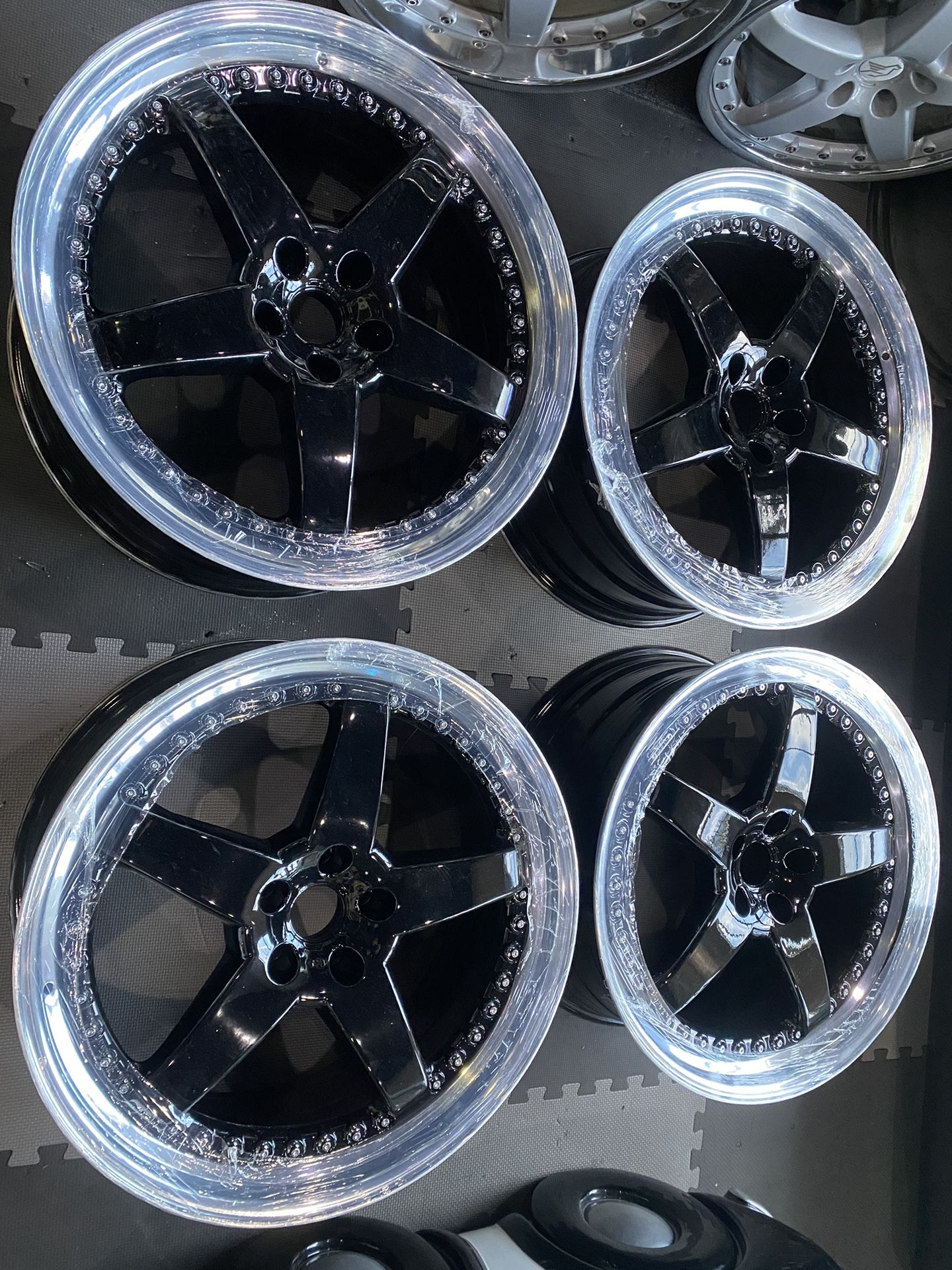 (4) 22” Hamann PG3 OZ Racing Wheels Rims Refinished for Sale in ...