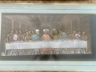 Last Supper Three Dimension painting/ Cuadro De La Ultima Cena Tridimensional