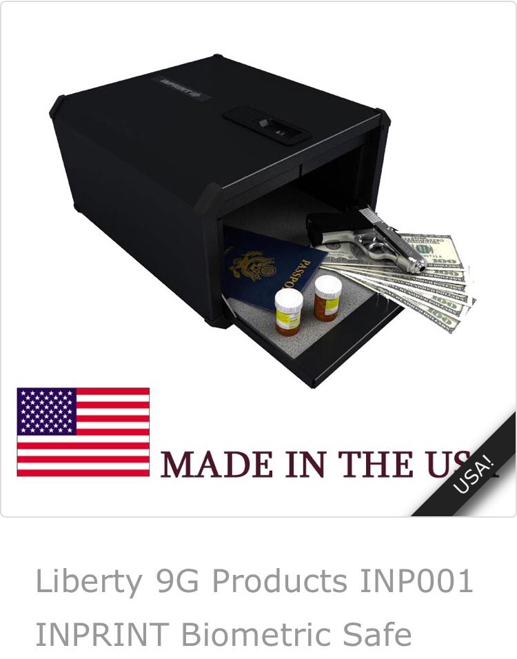 Brand New Liberty Biometric Gun Safe INP001 w/ Mounting Bracket $140 or Best Offer