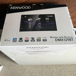 NEW Kenwood DMX129BT 6.75" Touchscreen Digital Media Receiver w/ Bluetooth