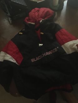 Kids blackhawks jacket