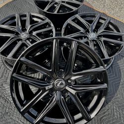 Oem Factory 18” Lexus IS350 F Sport Premium Luxury Black Wheels Rims Rines