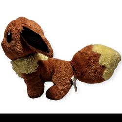 Build A Bear Pokemon Eevee Plush 16" 2017 Stuffed Animal Brown Collectible Toy