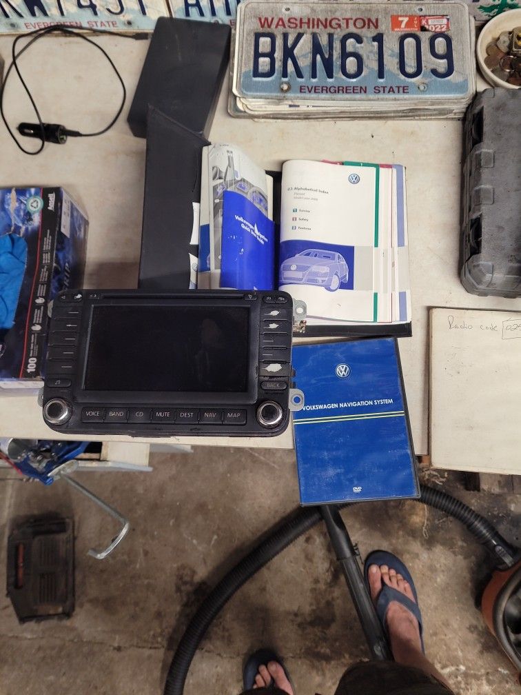 2006 Vw Passat Parts Manual, Player, Navigation CD Player
