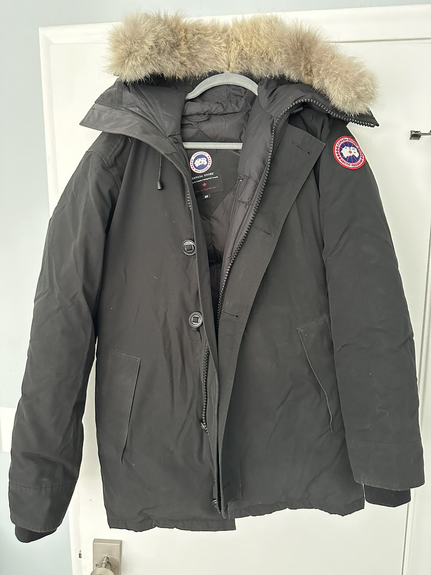 BLACK CANADA GOOSE PARKA