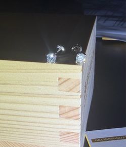 925 Sterling Silver Moissanite Earrings