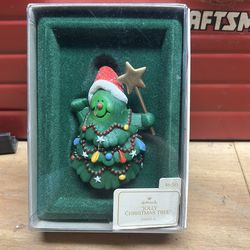 Hallmark Jolly Christmas tree ornament