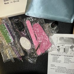 10 pc  - Travel Manicure Set Includes Pouch