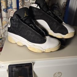 Black And White Jordan Sneakers