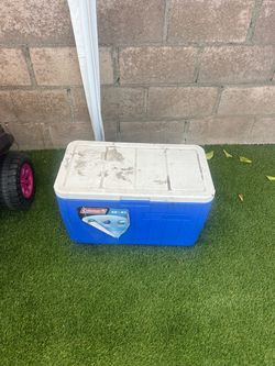 Coleman 48 Qt Blue Cooler $12 firm