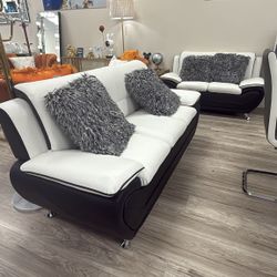 Sofa and Loveseat Set, New in Box 
