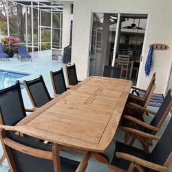 Teak Table And Chairs