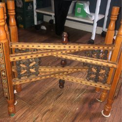 Antique and Rare Damascene Table 