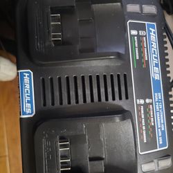 Hercules 20v Dual Charger