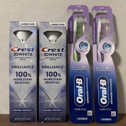 Crest Brilliance Toothpaste Bundle
