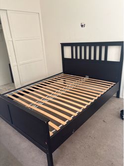 Free queen bed frame from ikea
