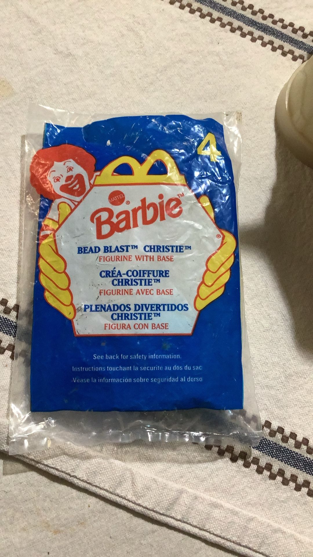 McDonald’s * Happy Meal * Barbie * Bead Blast “ Christie For Sale