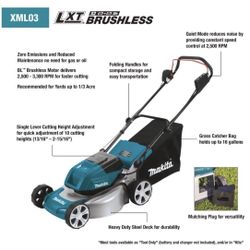 Makita Battery Lawnmower 