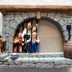 Disney Pirates Of The Caribbean Jail Scene Picture Frame