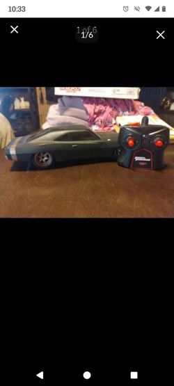 Fast & Furious Dom's 1968 Dodge Charger Widebody RC Radio Control Car (Black)